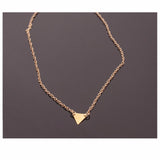 Minimalist Triangle Pendant Necklaces