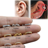 Sparkle Hoop Cartilage Barbell