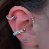 Sparkle Hoop Cartilage Barbell