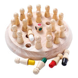 Wooden Memory Chess Game