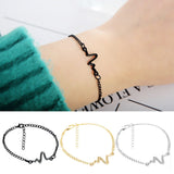 Heartbeat Chain Bracelet