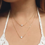 Double Pearls Necklace