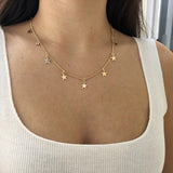 Celestial Stars chocker necklace