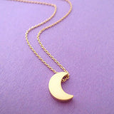Moon Pendant Necklace