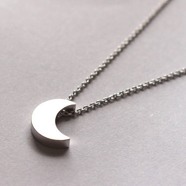 Moon Pendant Necklace