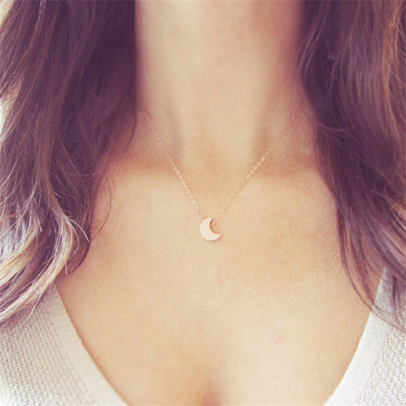 Moon Pendant Necklace