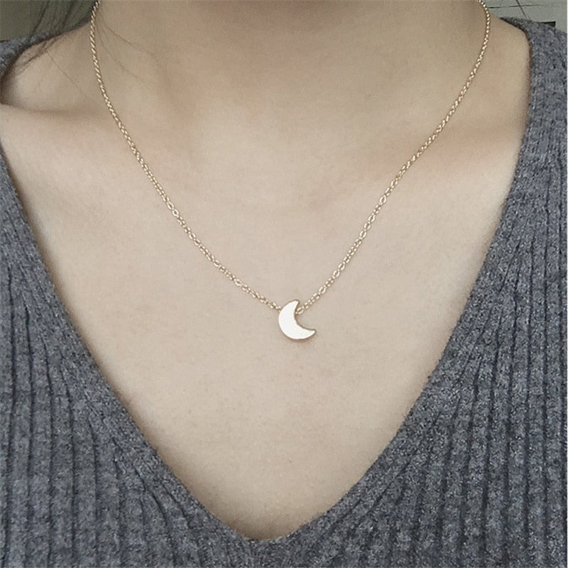Moon Pendant Necklace