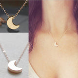 Moon Pendant Necklace