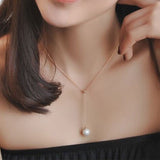 Long Tassel Pearl Necklace