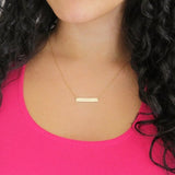 Simple T-Bar necklace