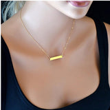 Simple T-Bar necklace