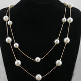 Long Multi-layer Pearl Necklace