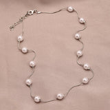 Short Pearl Necklace