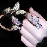 Love is in the air Butterfly Rings