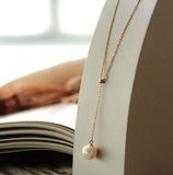 Pearl Drop Necklace Pendant