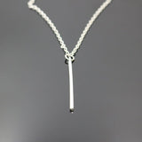 Simplistic Bar Pendant Necklace