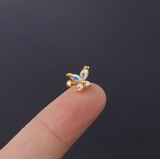 Tiny butterfly Earring Barbell