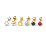 Mini Diamond Crown Studs