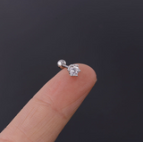 Mini Diamond Crown Studs