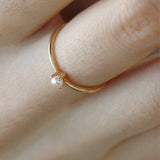 Mini Pearl forever ring