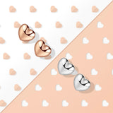 Heart Stud Earrings