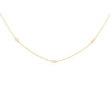 Sterling Silver Pave Necklace