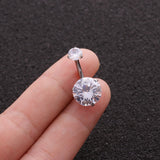 Belly Button Diamond Barbell