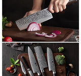 Ganjo VG10 Damascus Knife Set (5-piece)