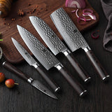 Ganjo VG10 Damascus Knife Set (5-piece)