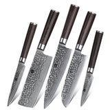 Ganjo VG10 Damascus Knife Set (5-piece)