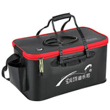 FOLDABLE WATERPROOF FISHING BUCKET-LIVE FISH CONTAINER