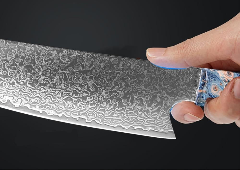 Akari Damascus Steel VG10 Chef Knife