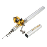 telesdopic drum pen rod fishing