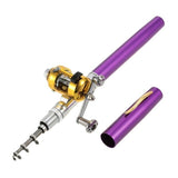 telesdopic drum pen rod fishing