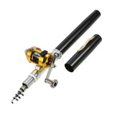 telesdopic drum pen rod fishing