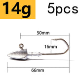 10 PSC/Lot Soft Fishing Hooks