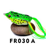 Plastic frog for fishing